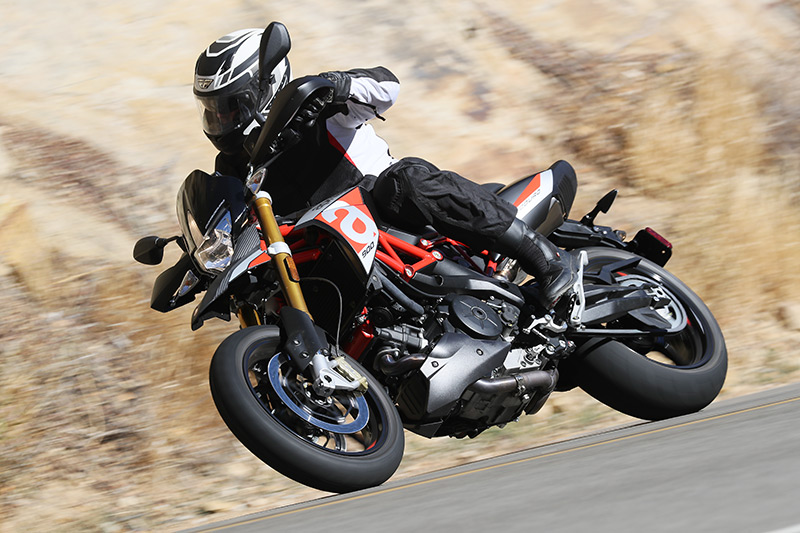2018 Aprilia Dorsoduro 900 action