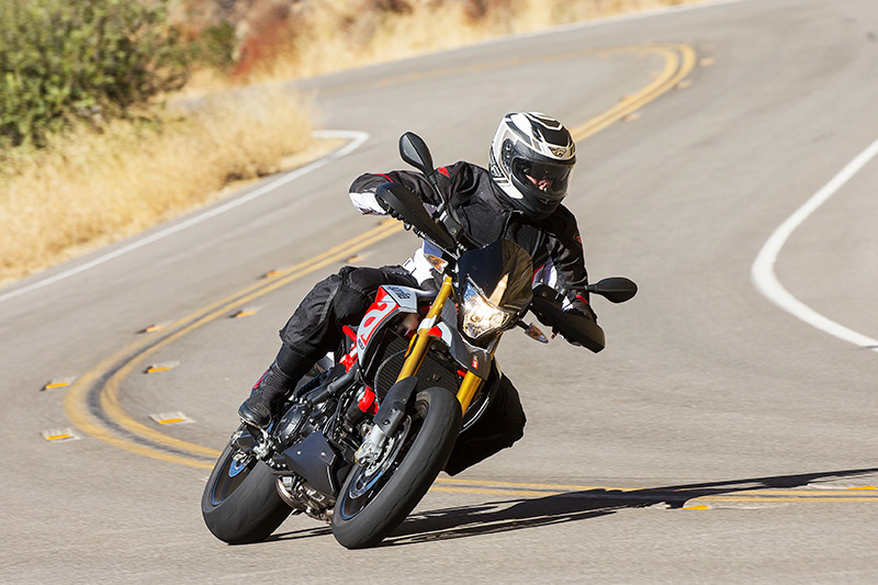 2018 Aprilia Dorsoduro 900 action