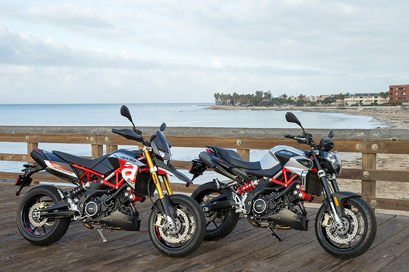 2018 Aprilia Dorsoduro 900 and Shiver 900