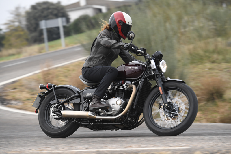2017 Triumph Bonneville Bobber.