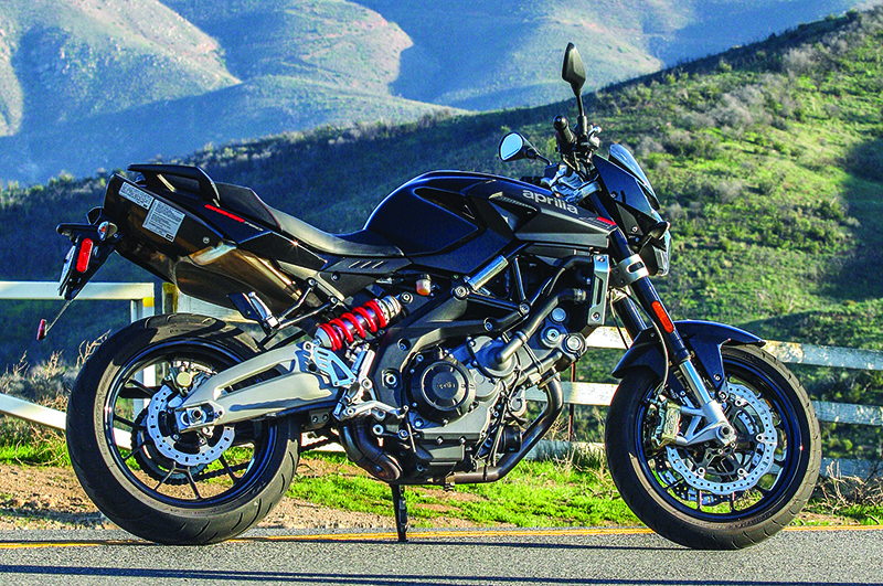 The Shiver's angular styling has held up well with minimal changes since its introduction in 2007. We do wish the factory would find another place for the compliance stickers on the muffler heat shields. (Photos: Mark Tuttle)